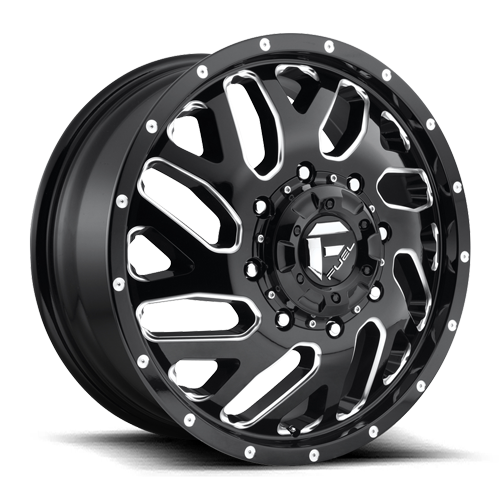 Fuel Off-Road Triton Dually D581 22x8.25 +105 8x210mm 154.3mm Gloss Black Milled