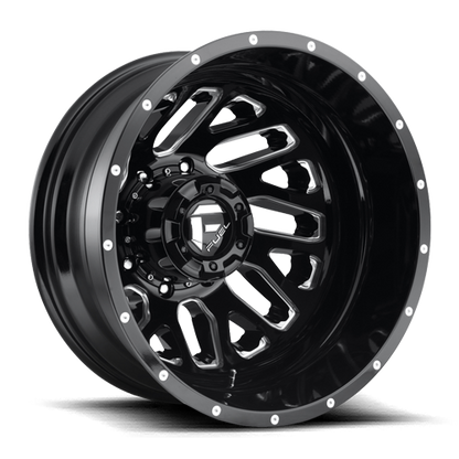 Fuel Off-Road Triton Dually D581 20x8.25 -240 8x165.1mm 121.5mm Gloss Black Milled