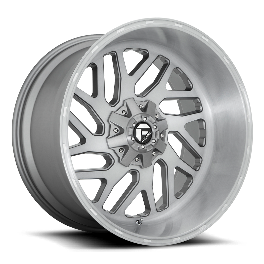 Fuel Off-Road Triton Platinum D715 20x10 -18 5x114.3/5x127mm 78.1mm Brushed Gunmetal Clear Tint