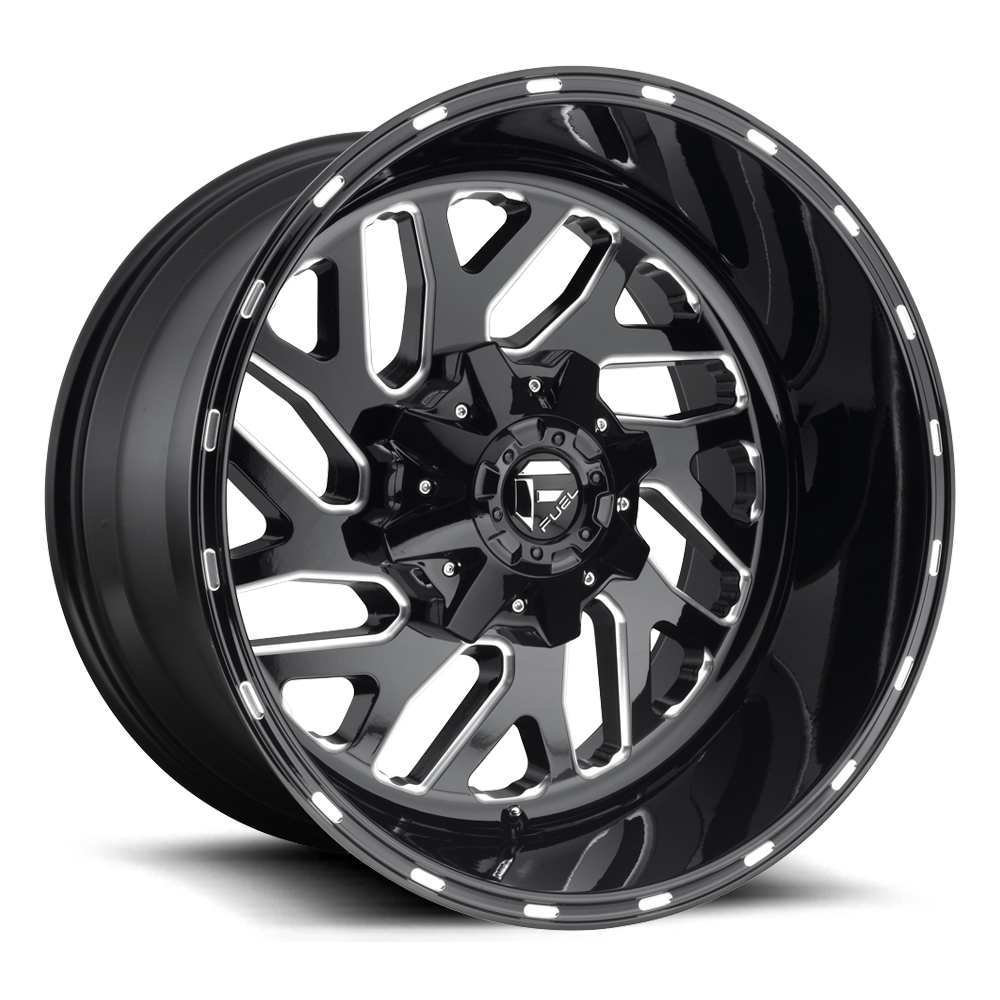 Fuel Off-Road Triton D581 24x12 -44 5x127/5x139.7mm 87.1mm Gloss Black Milled