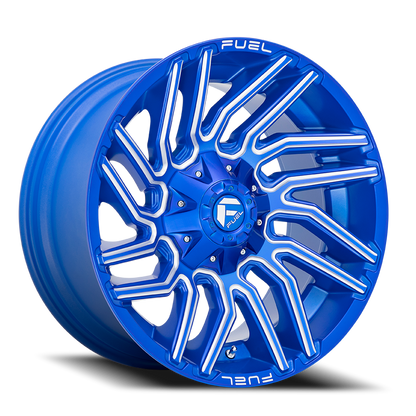 Fuel Off-Road Typhoon D774 20x10 -18 8x180mm 124.3mm Anodized Blue Milled