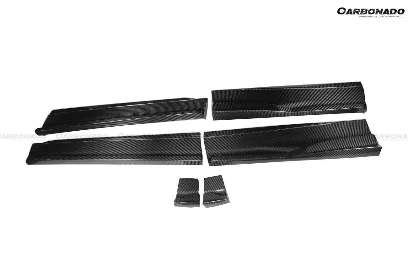 2018-2022 Lamborghini URUS TC Style Dry Carbon Fiber Side Skirts - Carbonado