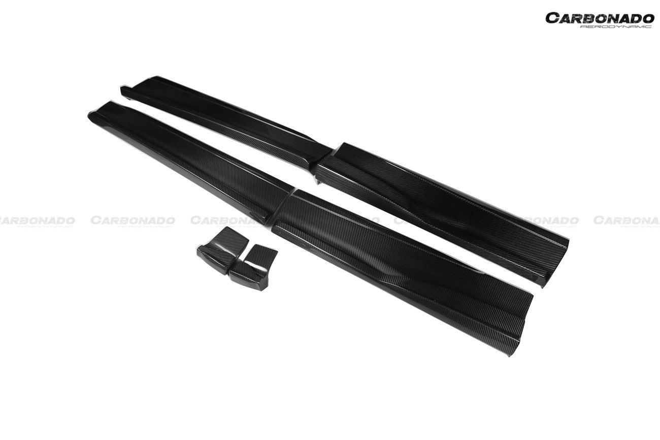 2018-2022 Lamborghini URUS TC Style Dry Carbon Fiber Side Skirts - Carbonado