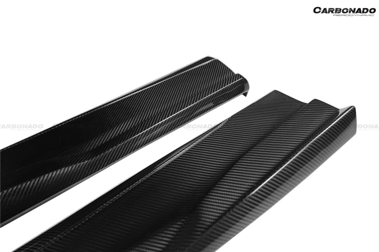 2018-2022 Lamborghini URUS TC Style Dry Carbon Fiber Side Skirts - Carbonado