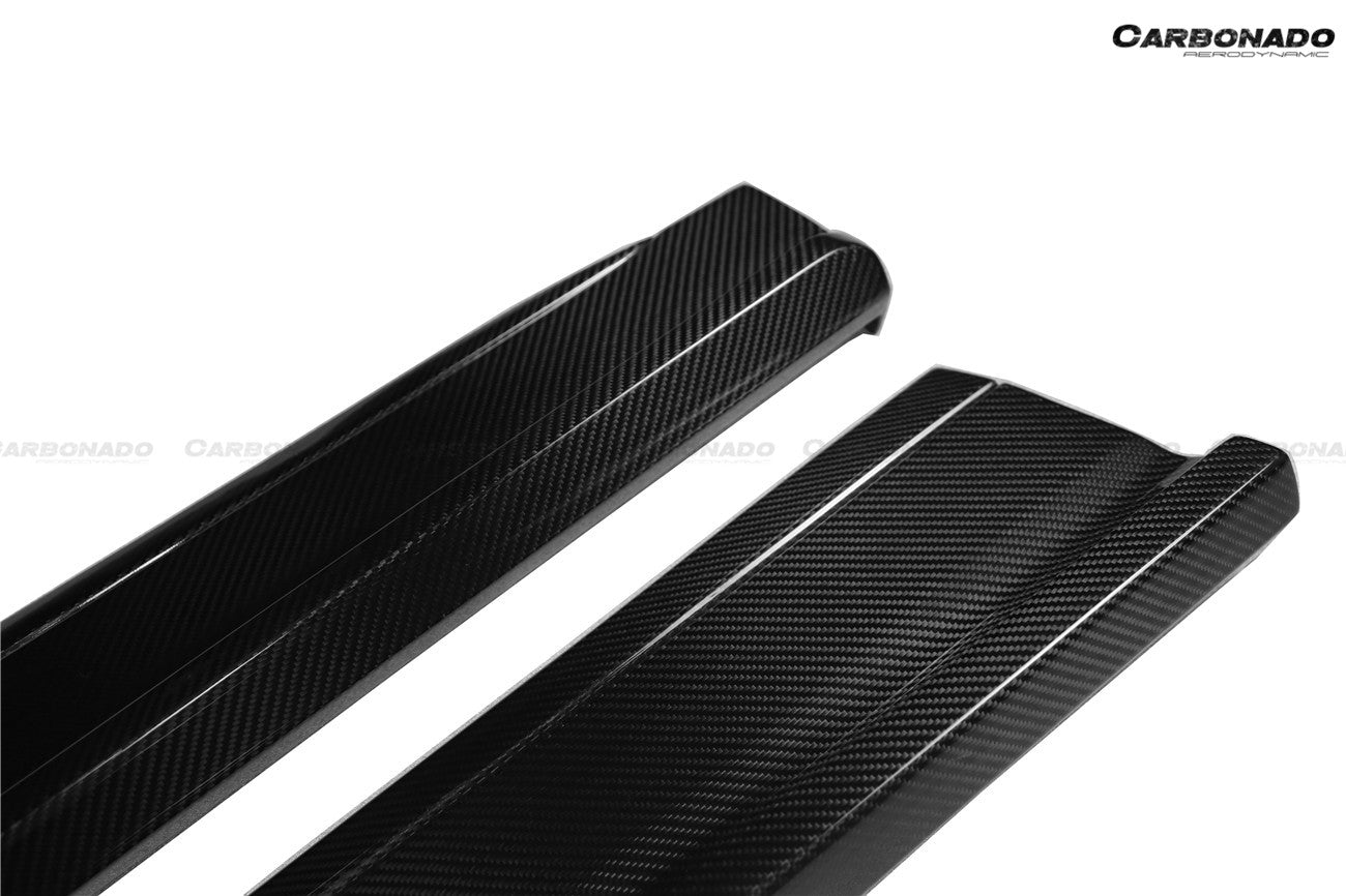 2018-2022 Lamborghini URUS TC Style Dry Carbon Fiber Side Skirts - Carbonado