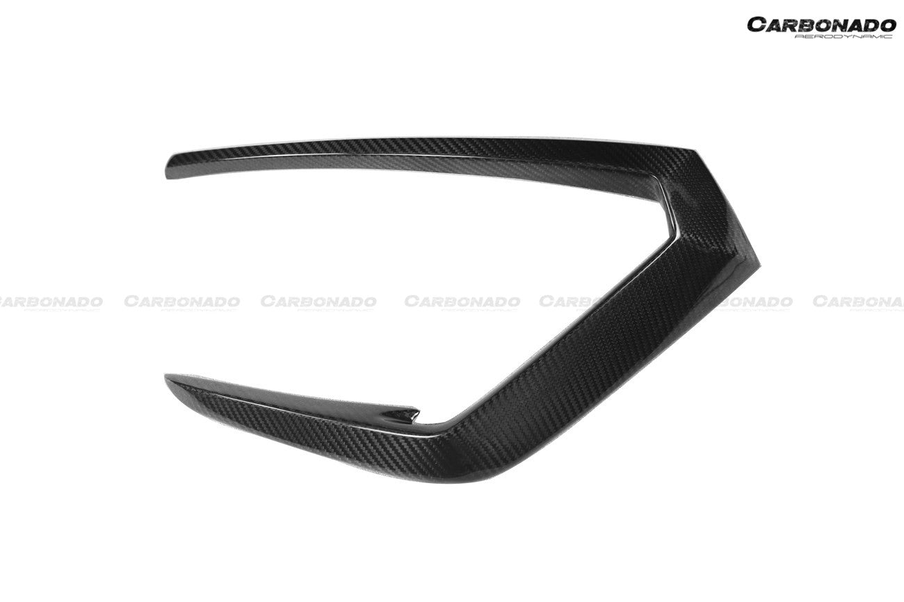 2018-2022 Lamborghini URUS TC Style Dry Carbon Fiber Rear Bumper Vents - Carbonado