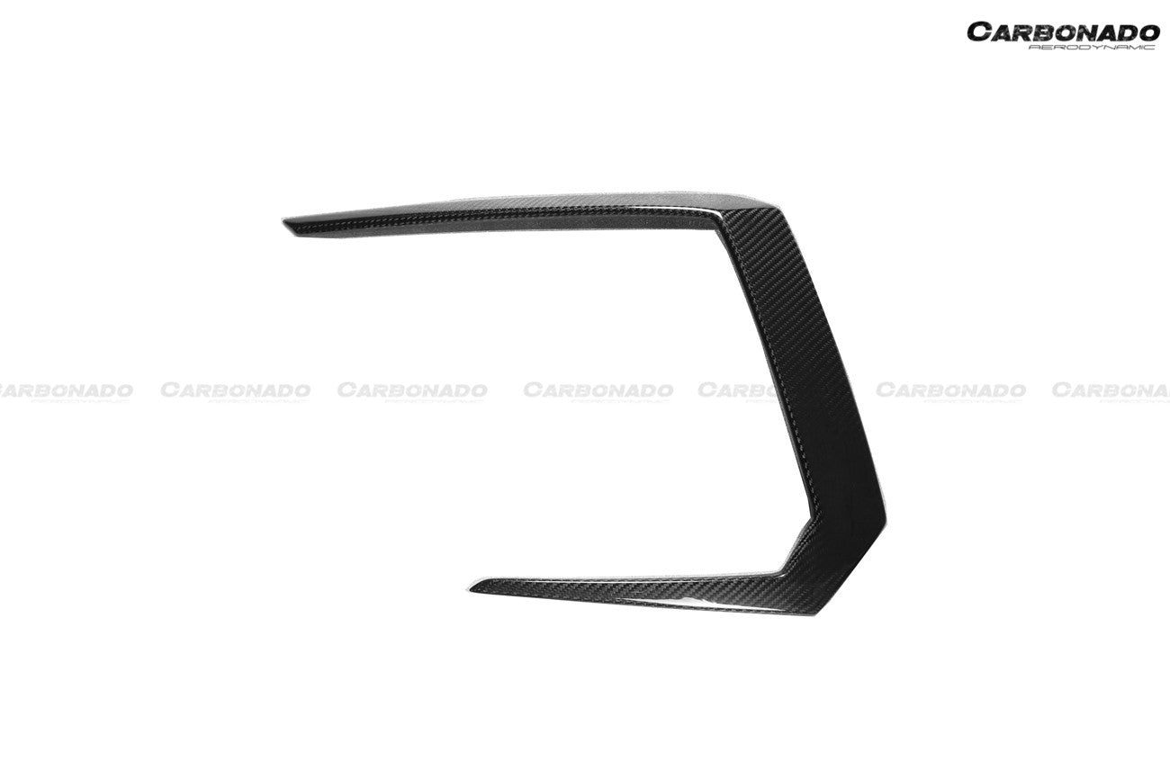 2018-2022 Lamborghini URUS TC Style Dry Carbon Fiber Front Bumper Vents - Carbonado
