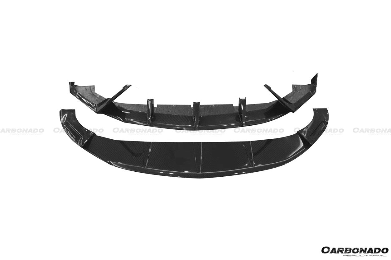 2018-2022 Lamborghini URUS TC Style Dry Carbon Fiber Front Lip Both UP and Down - Carbonado