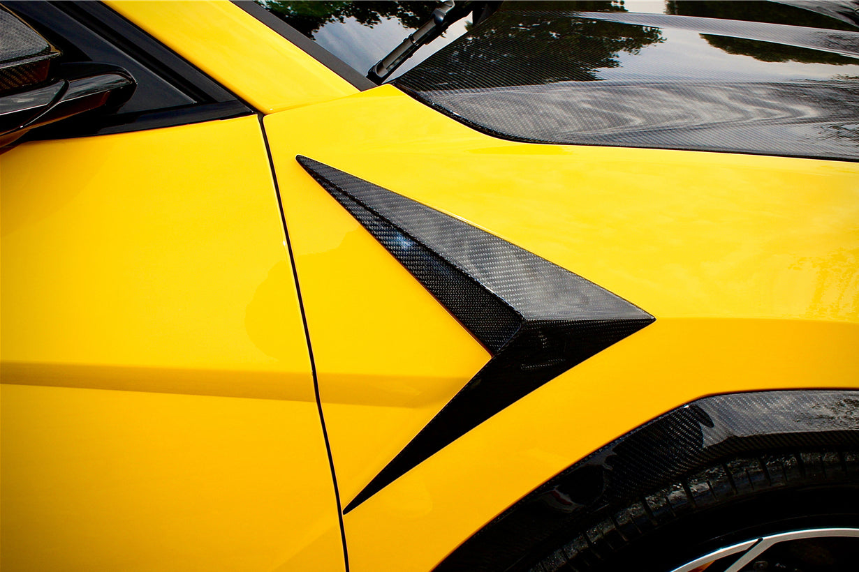 2018-2022 Lamborghini URUS TC Style Dry Carbon Fiber Fender Vents - Carbonado