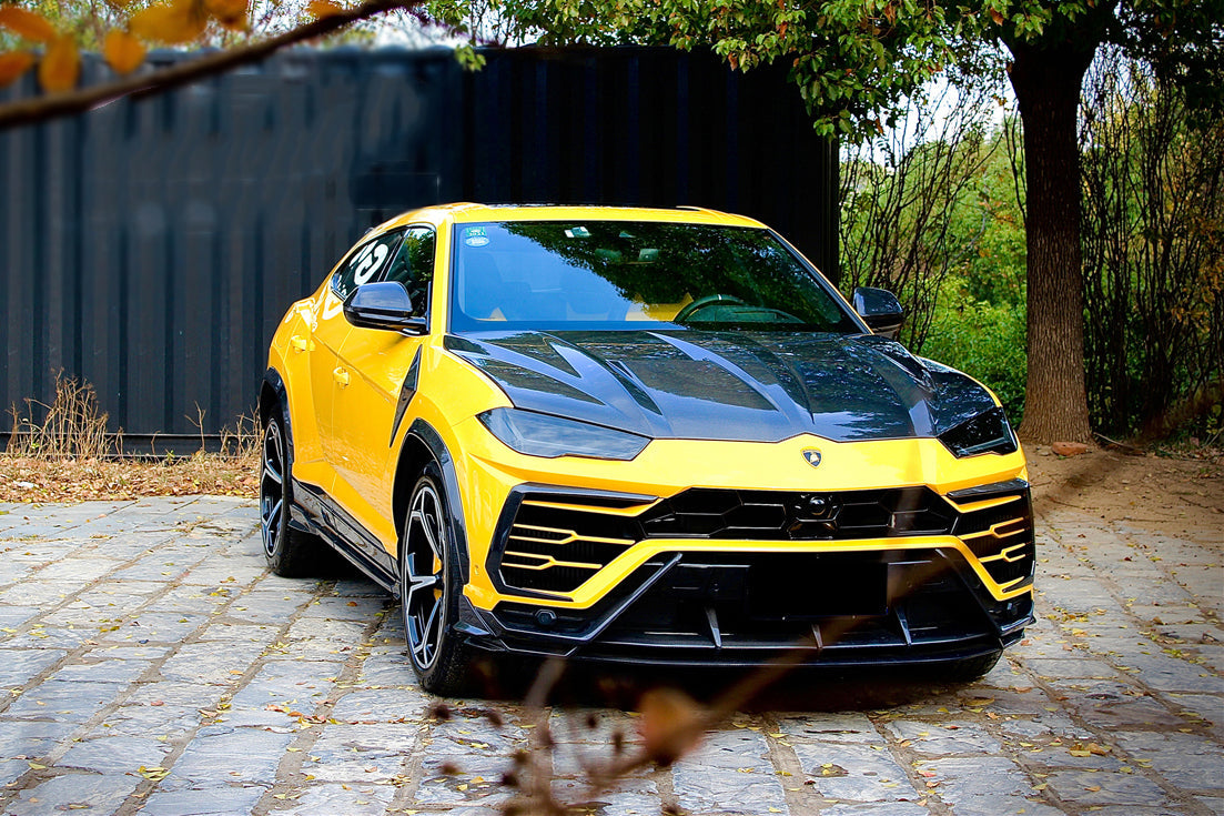 2018-2022 Lamborghini URUS TC Style Dry Carbon Fiber Front Lip Both UP and Down - Carbonado
