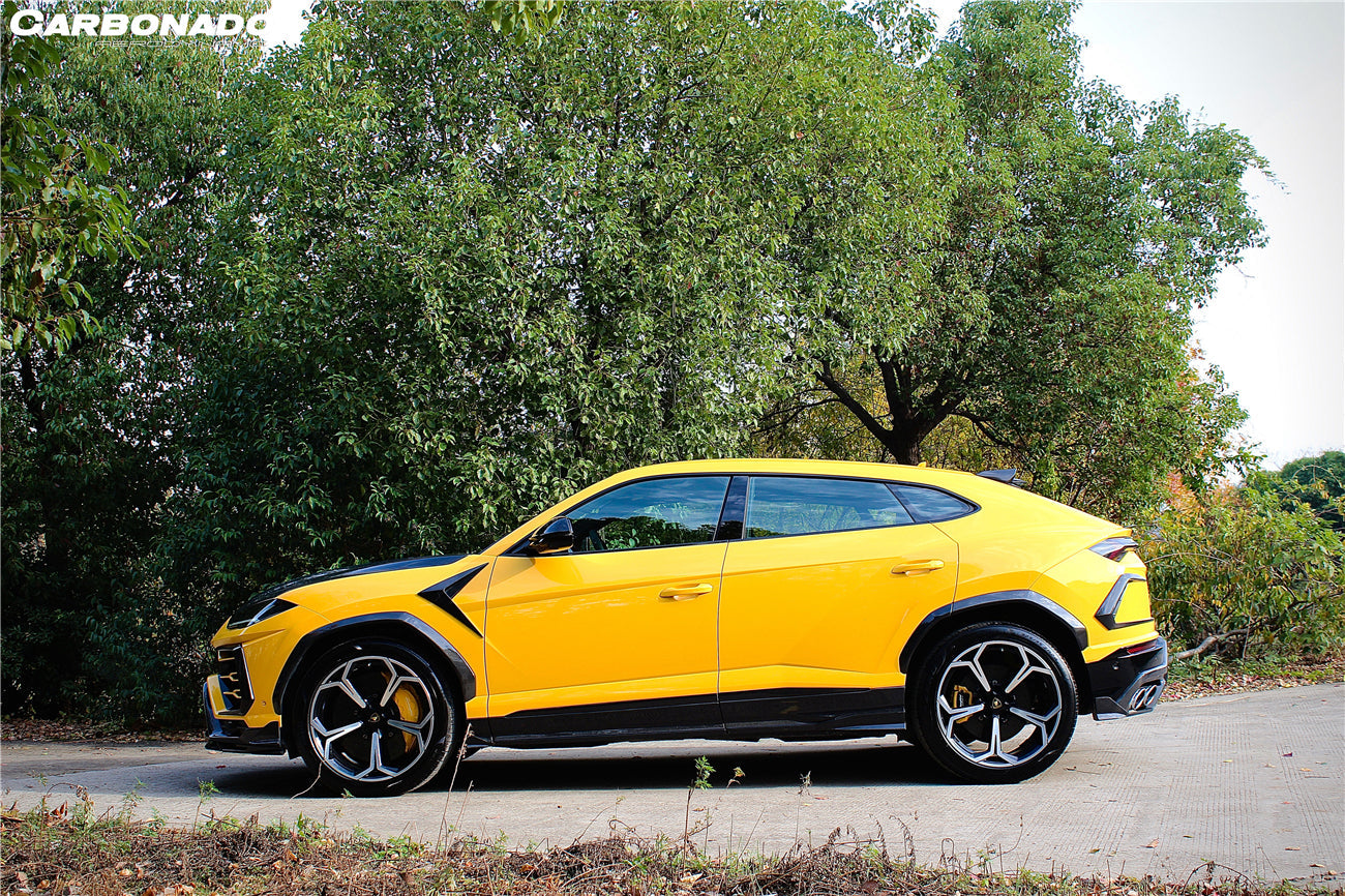 2018-2022 Lamborghini URUS TC Style Dry Carbon Fiber Rear Bumper Vents - Carbonado