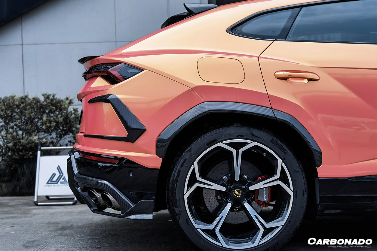 2018-2022 Lamborghini URUS TC Style Dry Carbon Fiber Rear Bumper Vents - Carbonado