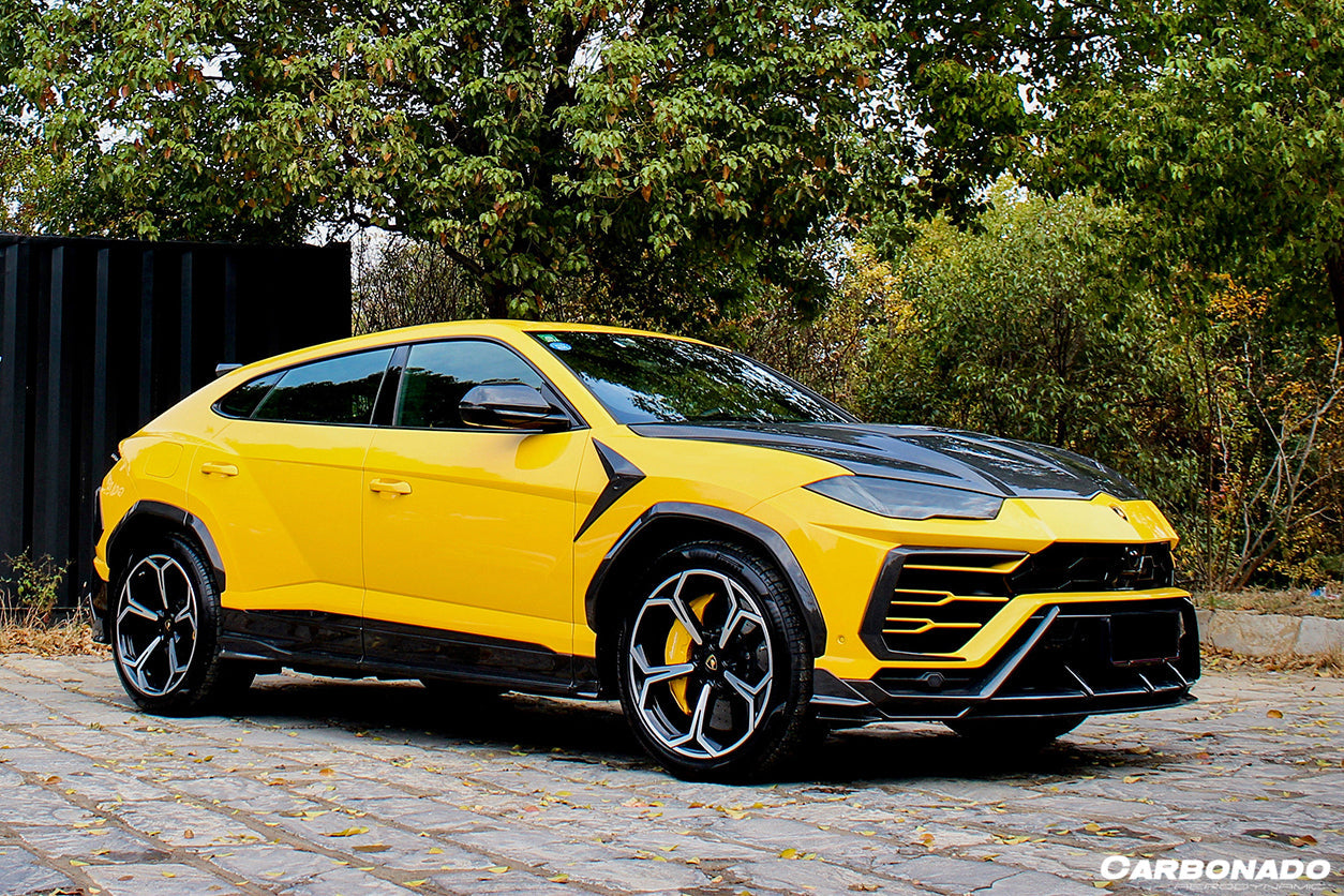 2018-2022 Lamborghini URUS TC Style Dry Carbon Fiber Side Skirts - Carbonado