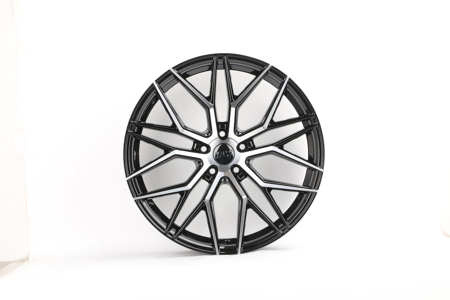 E033 Black Machined Face 20in Staggered Set 9.0 ET30 / 10.0 ET40 5x114.3 (4 Wheels)