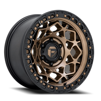 Fuel Off-Road Unit D785 17x9 +1 6x139.7mm 106.1mm Bronze Matte Black Ring