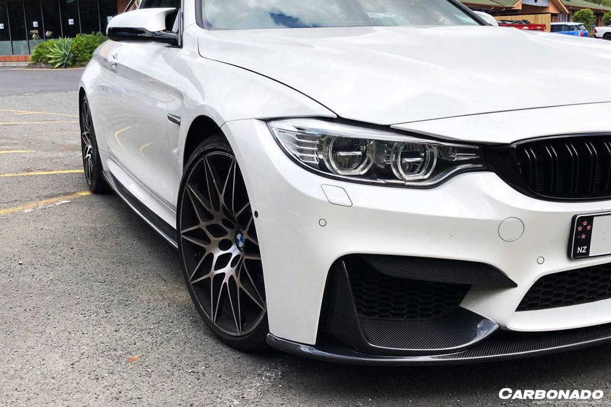 2014-2020 BMW M3 F80 M4 F82 VA Style Carbon Fiber Side Skirts - Carbonado Aero