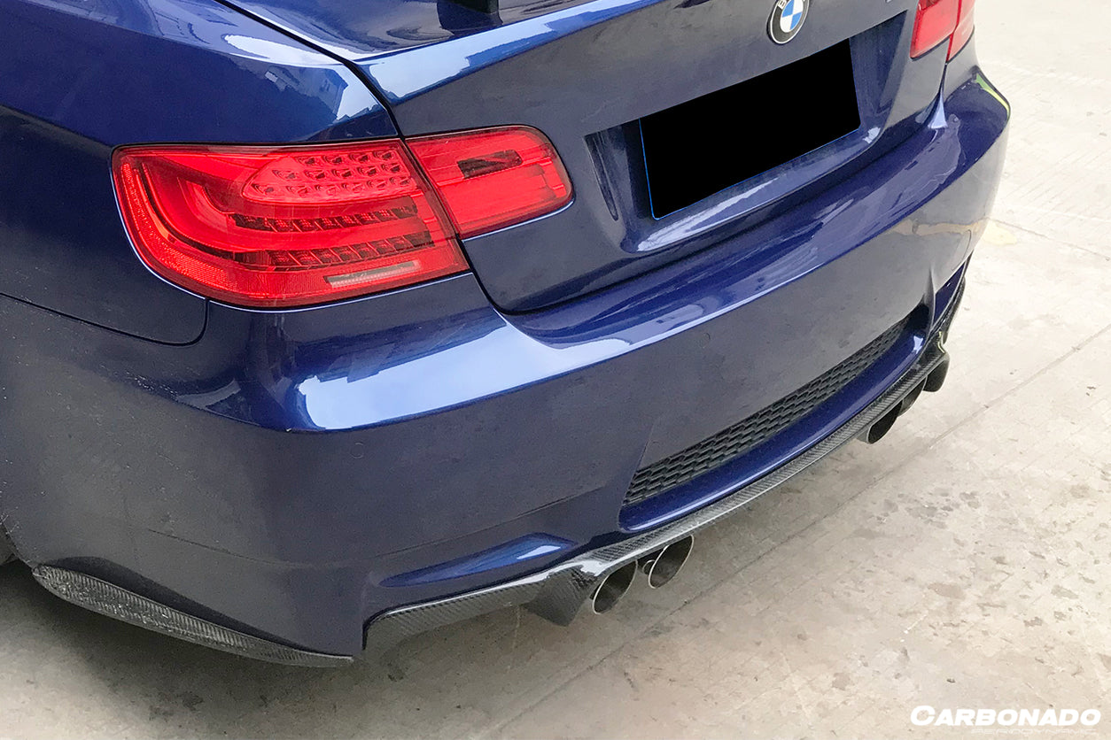 2008-2012 BMW M3 E92/E93 VA Style Carbon Fiber Rear Lip - Carbonado