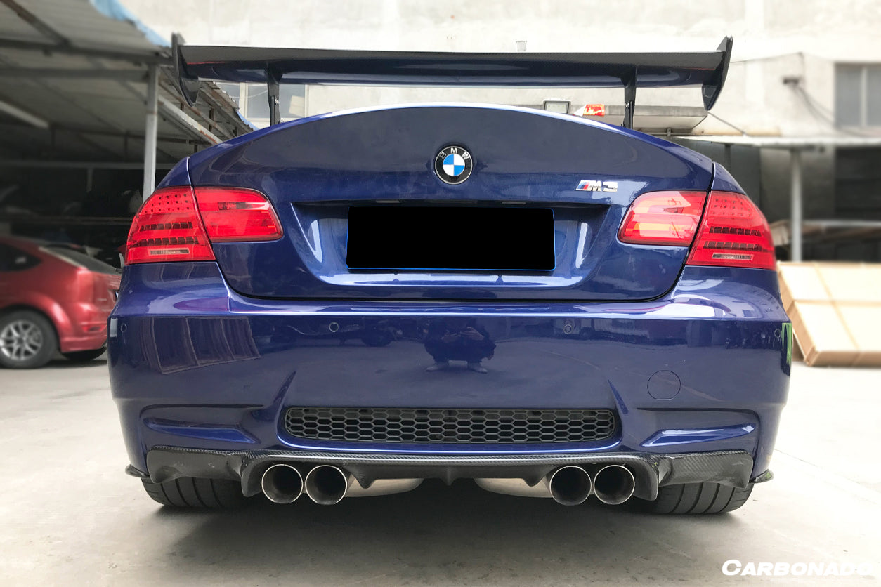 2008-2012 BMW M3 E92/E93 VA Style Carbon Fiber Rear Lip - Carbonado