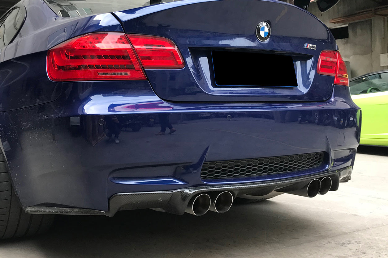 2008-2012 BMW M3 E92/E93 VA Style Carbon Fiber Rear Lip - Carbonado