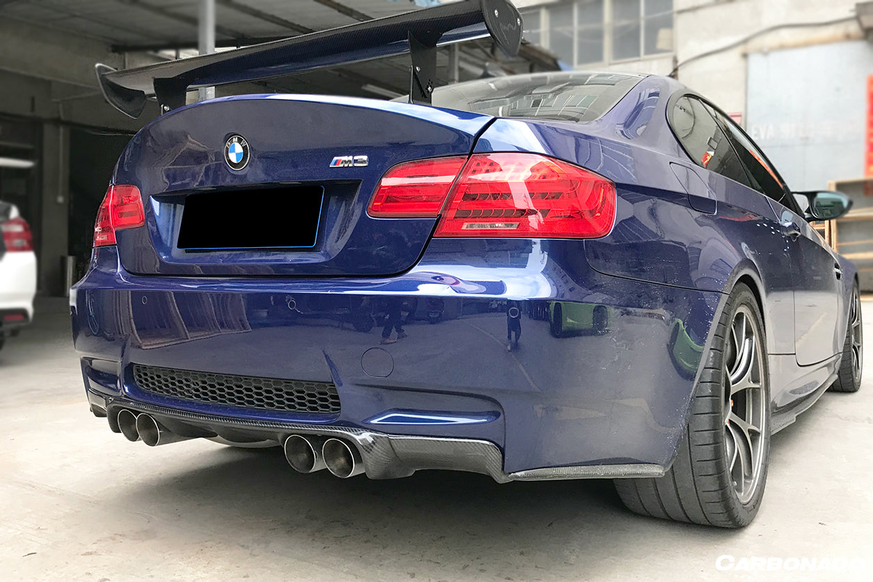 2008-2012 BMW M3 E92/E93 VA Style Carbon Fiber Rear Lip - Carbonado