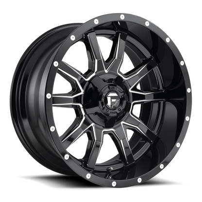 Fuel Off-Road Vandal D627 20x9 +1 5x139.7/5x150mm 110.1mm Gloss Black Milled
