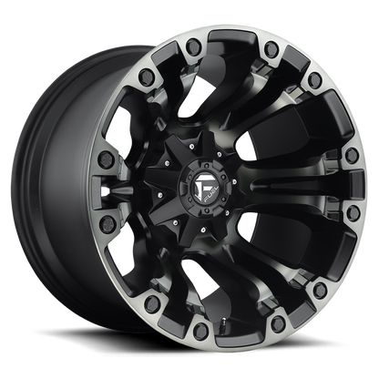 Fuel Off-Road Vapor D569 17x9 -12 6x135/6x139.7mm 106.1mm Matte Black Double Dark Tint