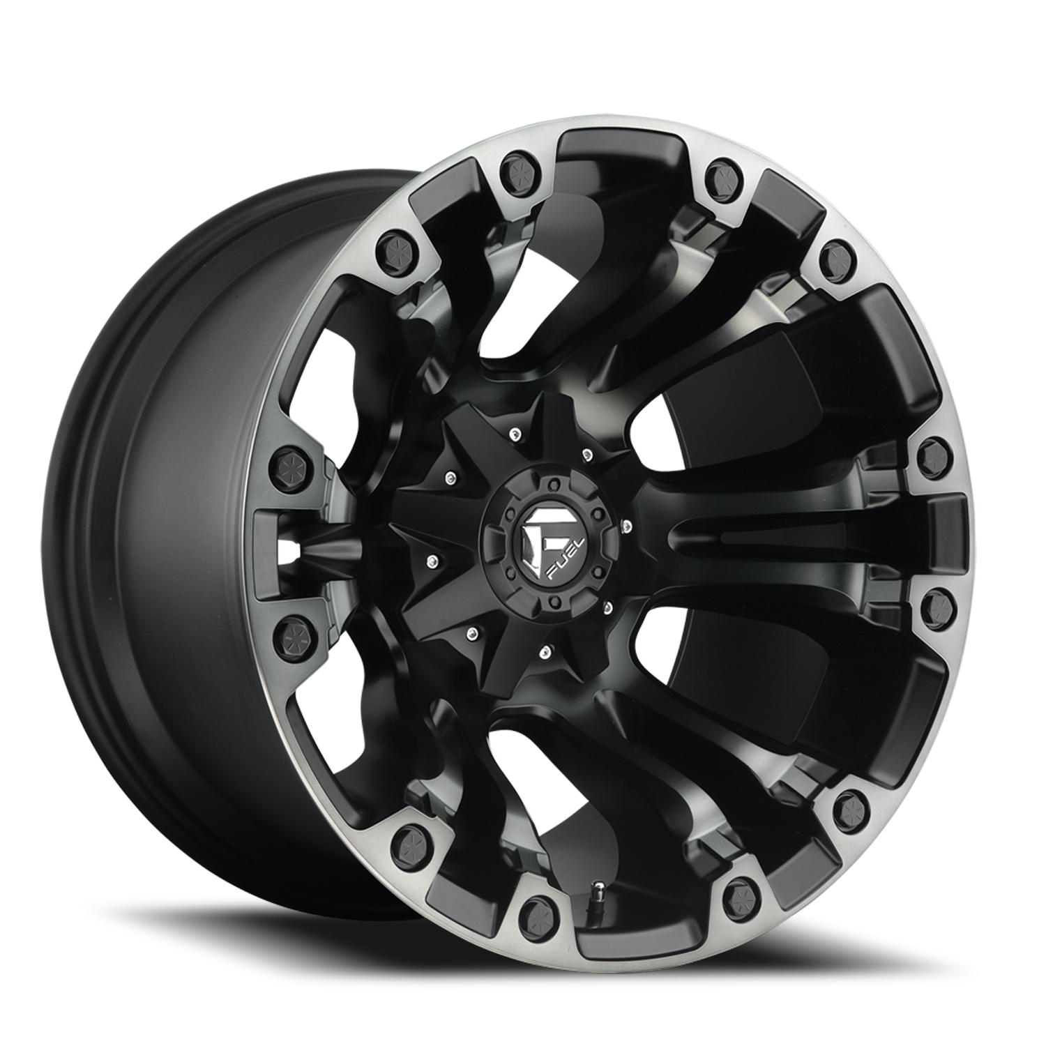 Fuel Off-Road Vapor D851 20x9 +35 5x114.3/5x120mm 72.56mm Matte Black Gray Tint