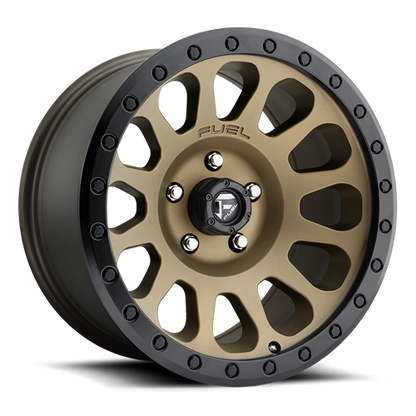 Fuel Off-Road Vector D600 17x8.5 +7 6x139.7mm 108mm Bronze Black Bead Ring