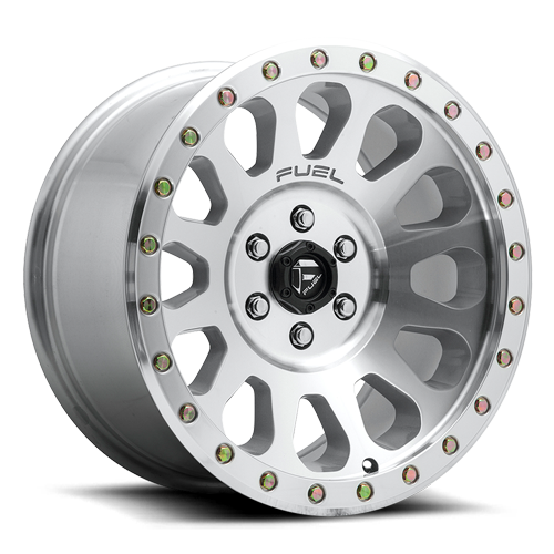 Fuel Off-Road Vector D647 18x9 +1 6x139.7mm 106.1mm Machined Diamond Cut Clear Coat