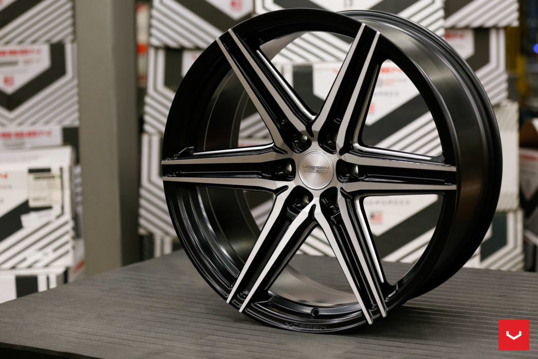 24" Vossen HF6-2 Brushed Matte Black 6x139.7 ( Set of 4 )