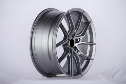 E007 Satin Gunmetal 17x7.5 ET37 5.114 - Square Set (4 Wheels)