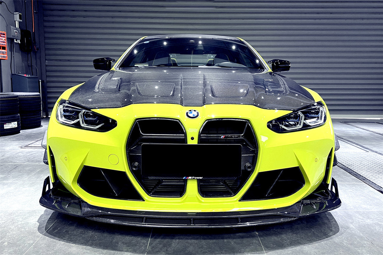 2021-UP BMW M3 G80 M4 G82/G83 BKSS Style Carbon Fiber Front Lip - DarwinPRO Aerodynamics
