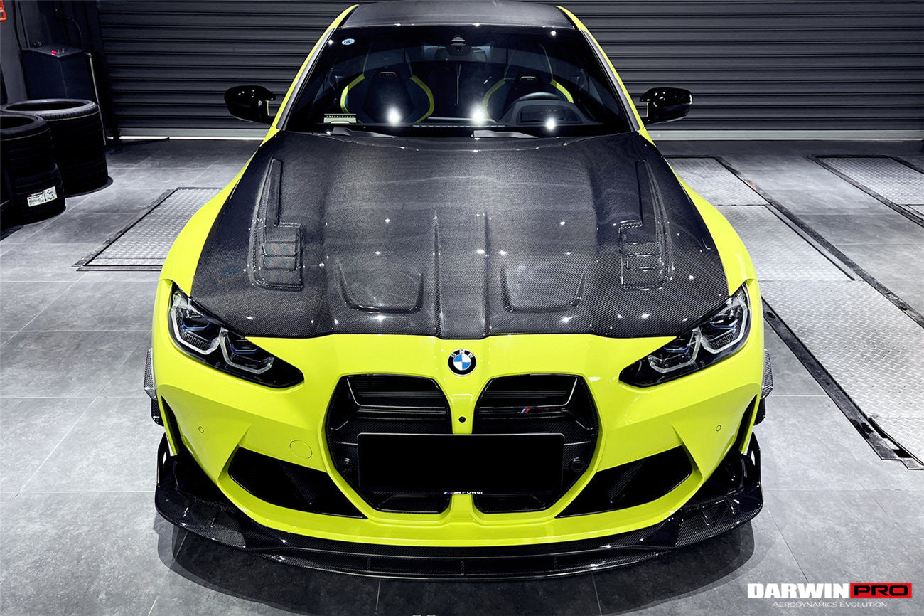 2021-UP BMW M3 G80 G81 M4 G82/G83 BKSSII Style Carbon Fiber Hood - DarwinPRO Aerodynamics