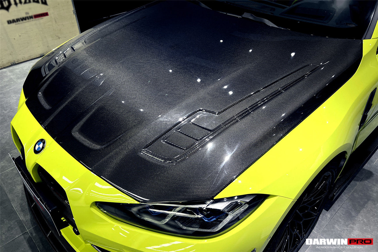 2021-UP BMW M3 G80 G81 M4 G82/G83 BKSSII Style Carbon Fiber Hood - DarwinPRO Aerodynamics