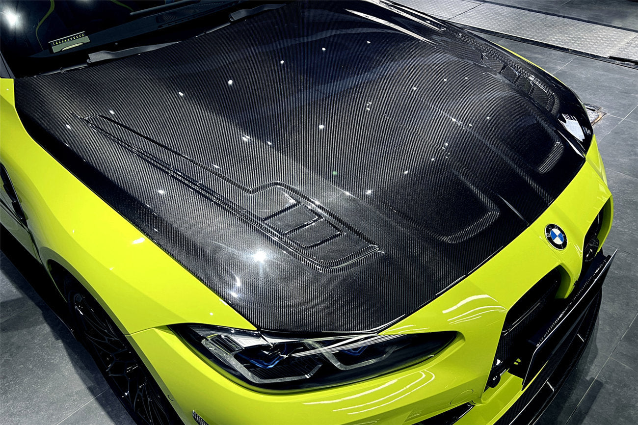 2021-UP BMW M3 G80 G81 M4 G82/G83 BKSSII Style Carbon Fiber Hood - DarwinPRO Aerodynamics
