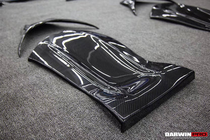 2015-2018 Mercedes Benz C63/S/CLA45 AMG Sedan Carbon Fiber Seat-back Cover - DarwinPRO Aerodynamics