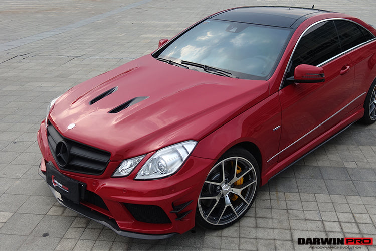 2010-2013 Mercedes Benz E Class W207 Coupe BKSS Style Hood - DarwinPRO Aerodynamics