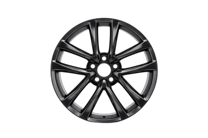 E457 Satin Black 19x9.5 ET40 / 19x10.5 ET45 5x120 — Staggered Set of 4