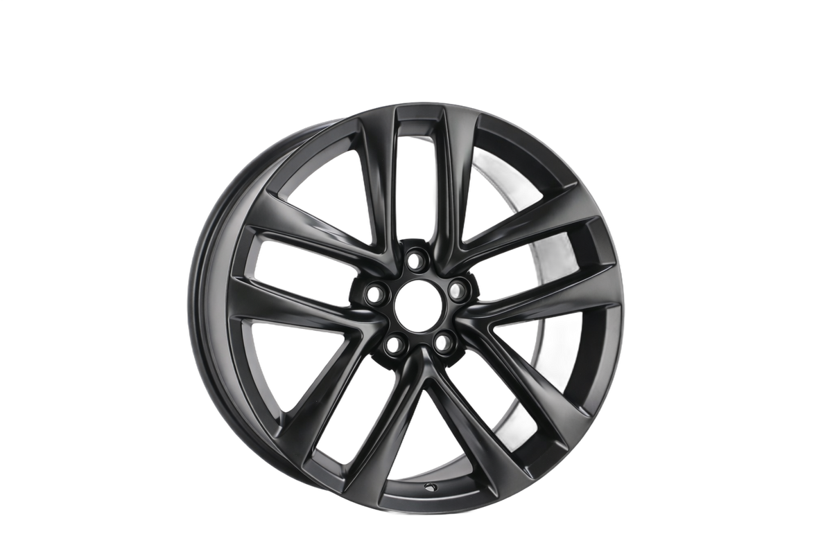 E457 Satin Black 19x9.5 ET40 / 19x10.5 ET45 5x120 — Staggered Set of 4