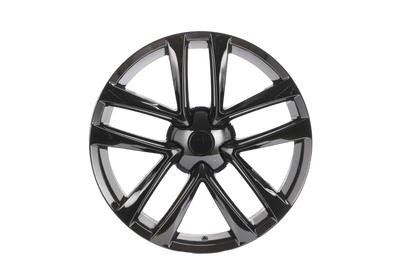 E457 Gloss Black 20x9 ET40 / 20x10 ET35 5x120 — Staggered Set of 4
