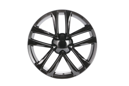 E457 Gloss Black 20x9 ET40 / 20x10 ET35 5x120 — Staggered Set of 4