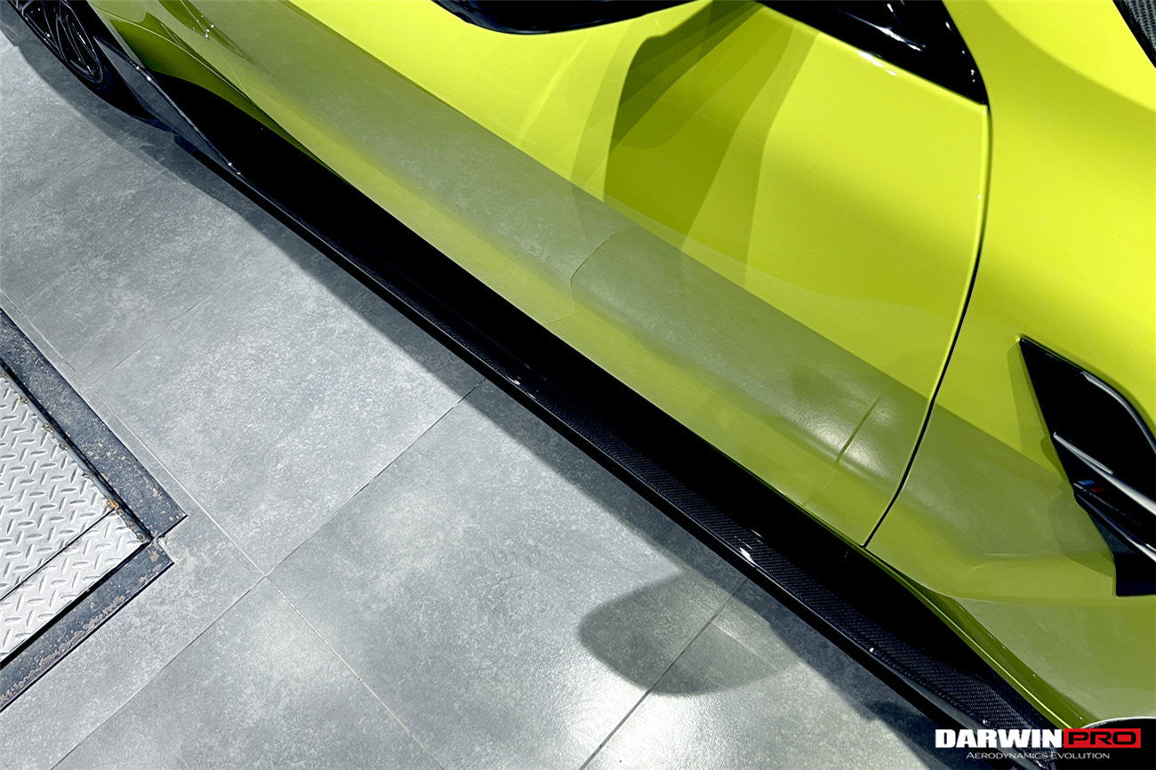 2021-UP BMW M4 G82/G83 BKSS Style Carbon Fiber Side Skirts - DarwinPRO Aerodynamics