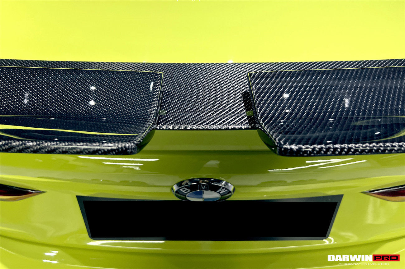 2021-UP BMW M4 G82/4 Series G22 BKSS Style Carbon Fiber Trunk Spoiler - DarwinPRO Aerodynamics