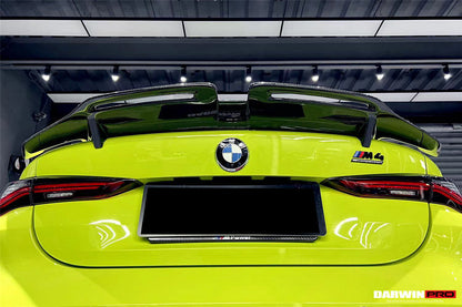 2021-UP BMW M4 G82/4 Series G22 BKSS Style Carbon Fiber Trunk Spoiler - DarwinPRO Aerodynamics