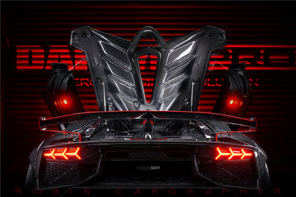 2011-2016 Lamborghini Aventador LP700 Roadster SV-BKSSII Style Wide Body Carbon Fiber Aero Full Kit - DarwinPRO Aerodynamics
