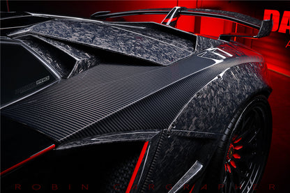 2011-2016 Lamborghini Aventador LP700 Roadster SV-BKSSII Style Wide Body Carbon Fiber Aero Full Kit - DarwinPRO Aerodynamics