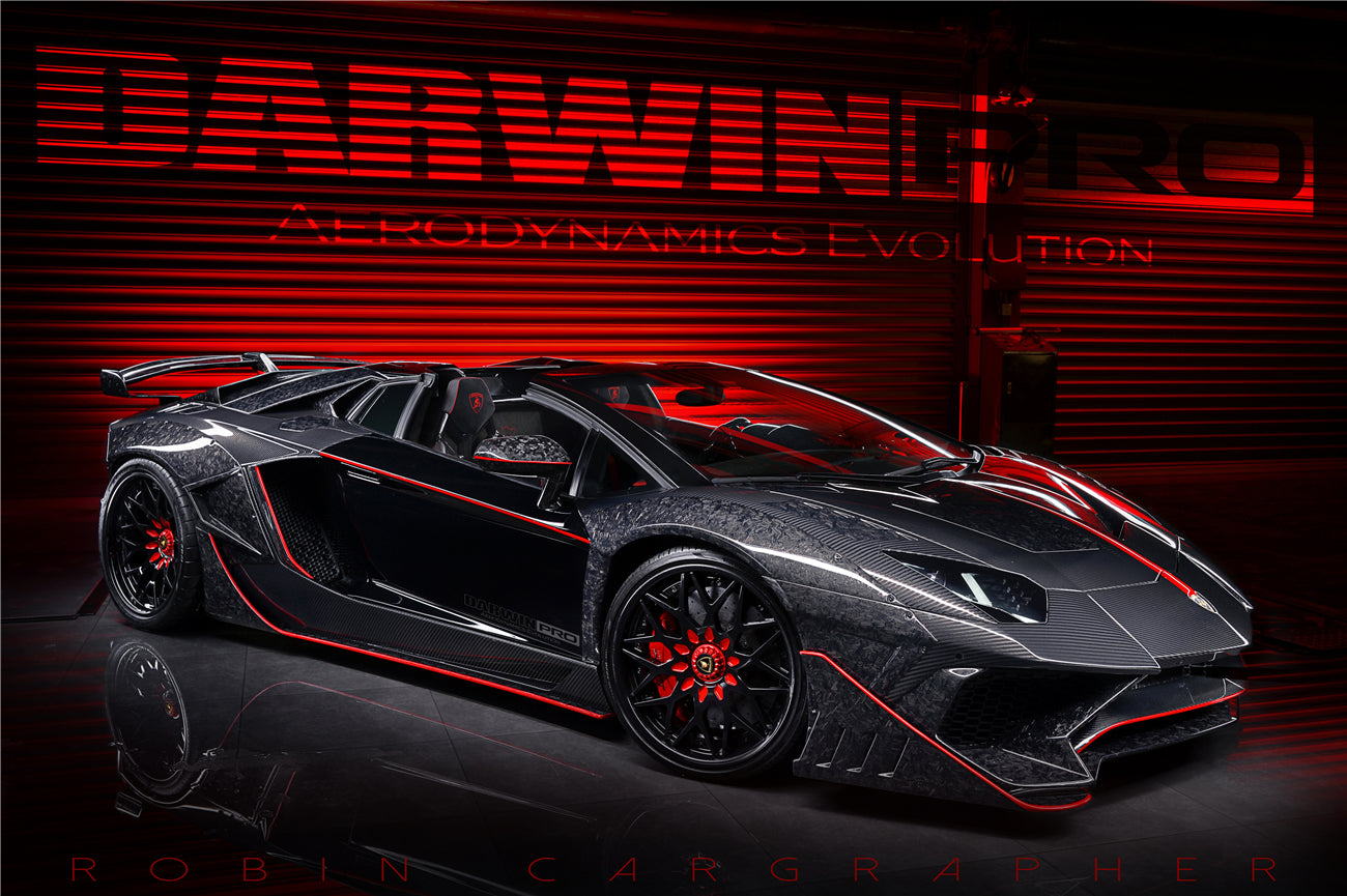 2011-2016 Lamborghini Aventador LP700 Coupe SV-BKSSII Style Wide body Carbon Fiber Aero Full Kit - DarwinPRO Aerodynamics