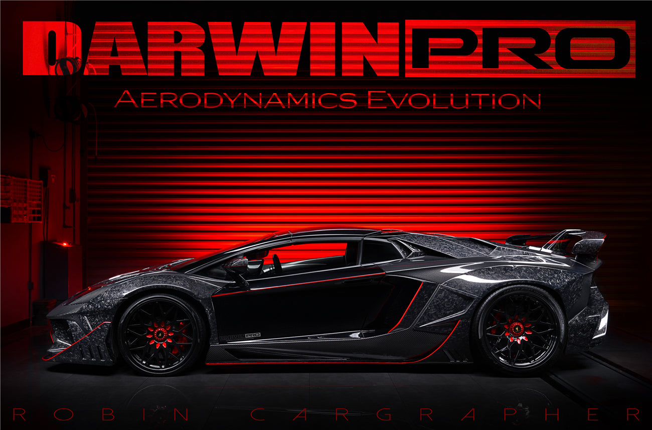 2011-2016 Lamborghini Aventador LP700 Coupe SV-BKSSII Style Wide body Carbon Fiber Aero Full Kit - DarwinPRO Aerodynamics
