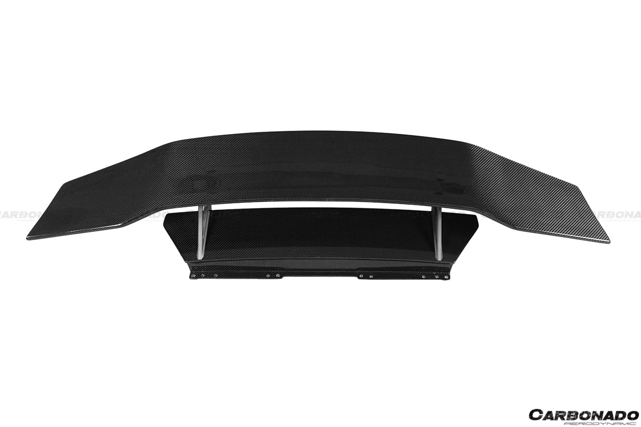 2015-2020 Lamborghini Huracan LP610/LP580 DC Style Carbon Fiber Trunk Spoiler w/ Base - Carbonado