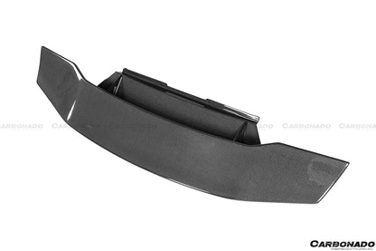 2015-2020 Lamborghini Huracan LP610/LP580 DC Style Carbon Fiber Trunk Spoiler w/ Base - Carbonado
